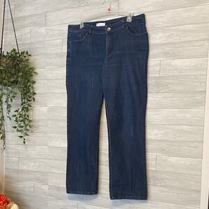 Christopher & Banks Dark Blue Straight Leg Jeans